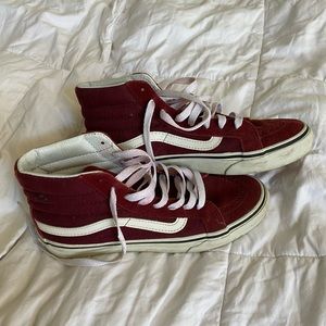 Women’s 7.5 vans high top shoes